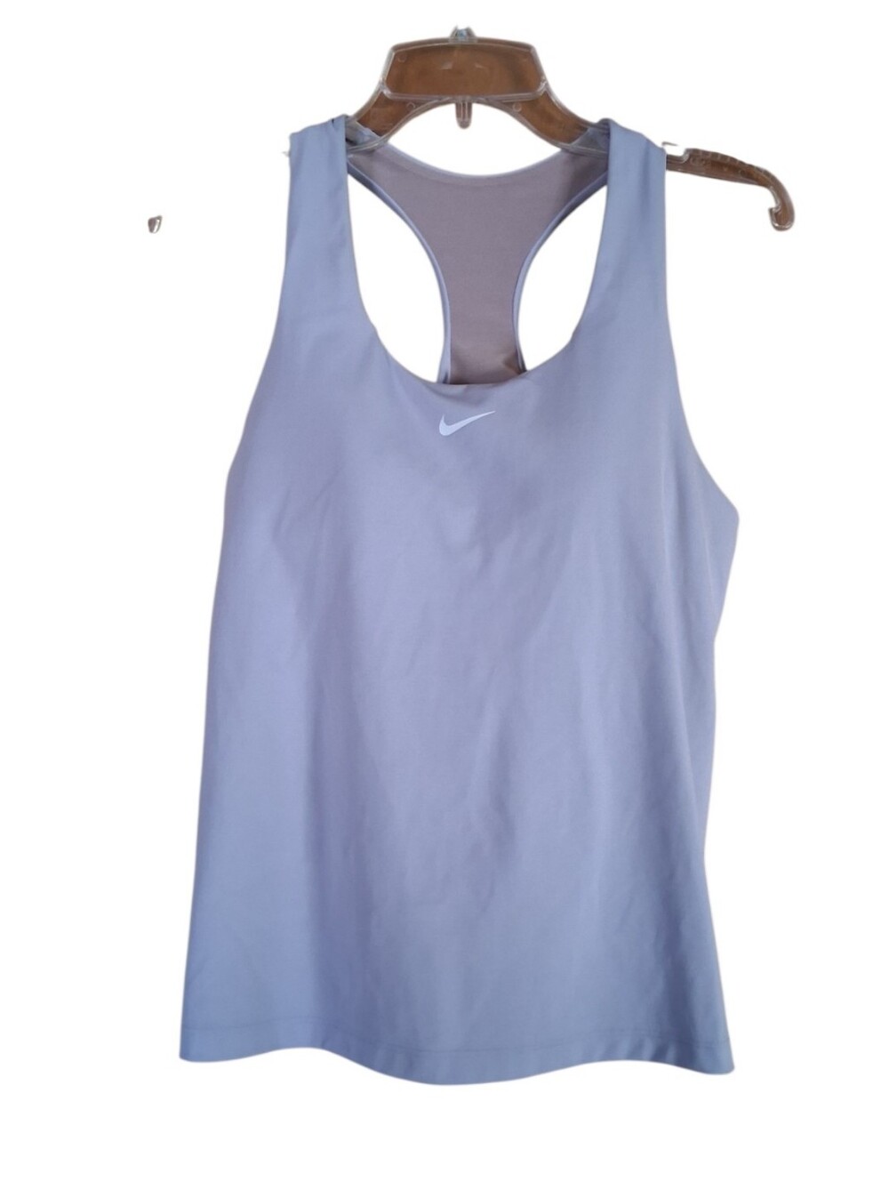 Nike Dri Fit Swoosh Built In Bra Racerback Tank Size XL